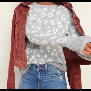 Old Navy Leopard Sweater